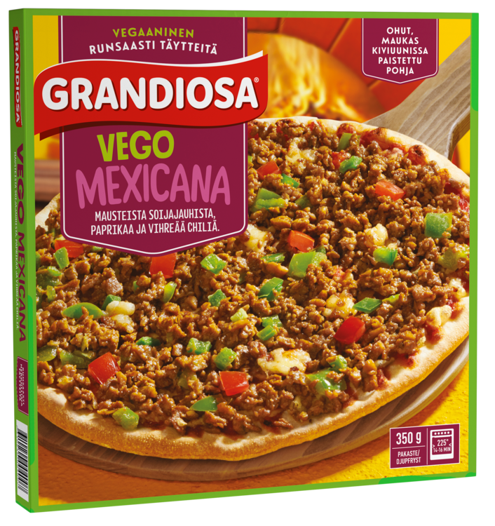 GRANDIOSA VEGO MEXICANA KIVIUUNIPIZZA 350 G